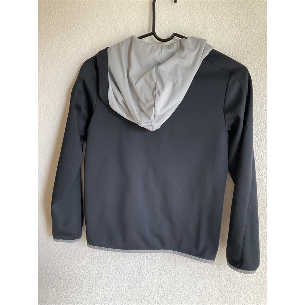 Under Armor Boys Zip Up Jacket loose fit Youth Medium - Picture 5 of 5